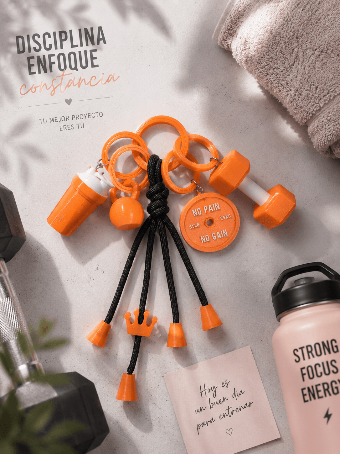 Llaveros Gym - producto personalizado 3D Kreandoen3d México (5)
