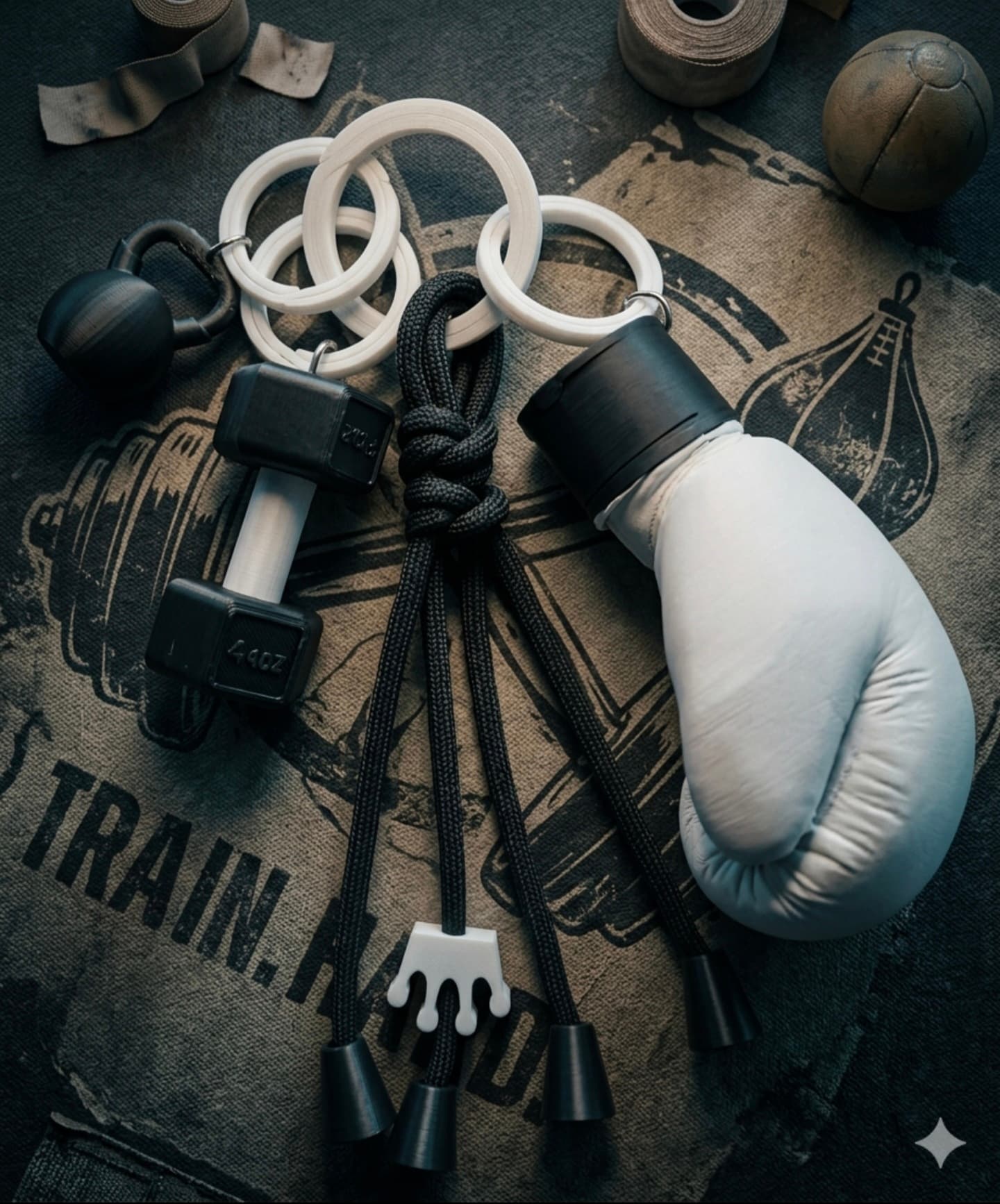 Llaveros Gym - producto personalizado 3D Kreandoen3d México (15)