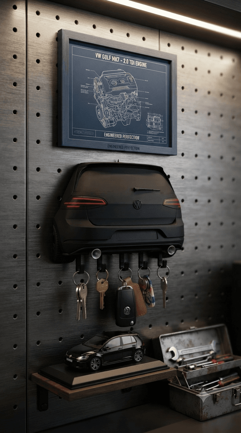Soporte para llaves de Auto - producto personalizado 3D Kreandoen3d México (3)
