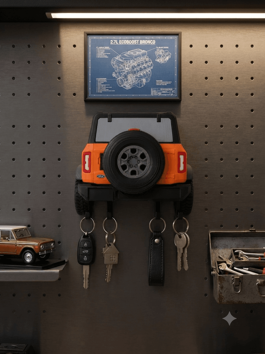 Soporte para llaves de Auto - producto personalizado 3D Kreandoen3d México (4)