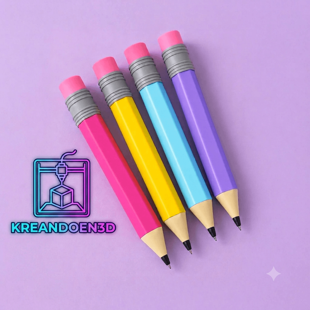 Porta Lápiz - producto personalizado 3D Kreandoen3d México