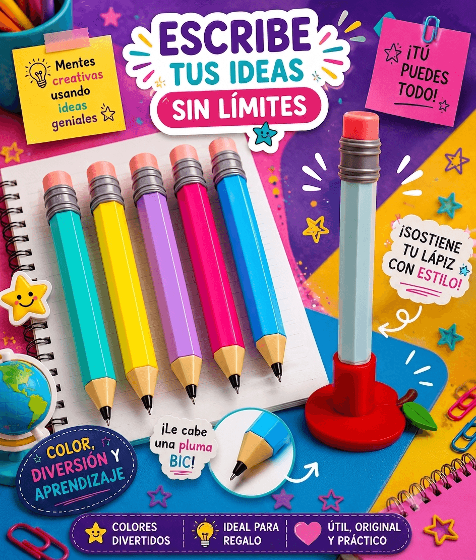 Porta Lápiz - producto personalizado 3D Kreandoen3d México (10)