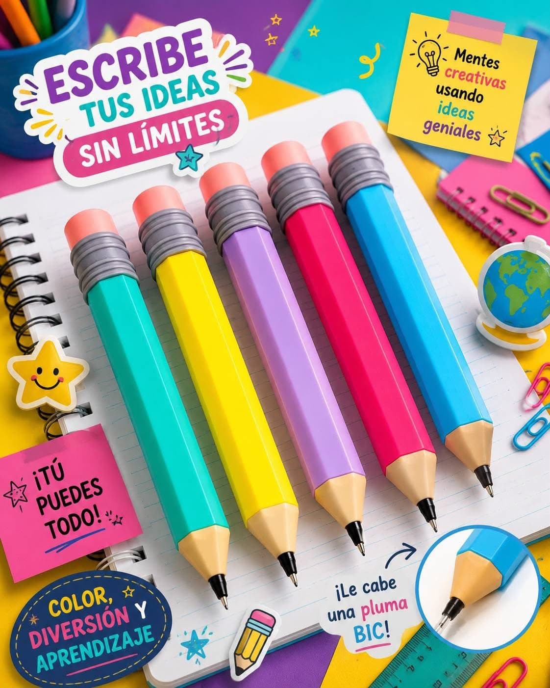 Porta Lápiz - producto personalizado 3D Kreandoen3d México (15)